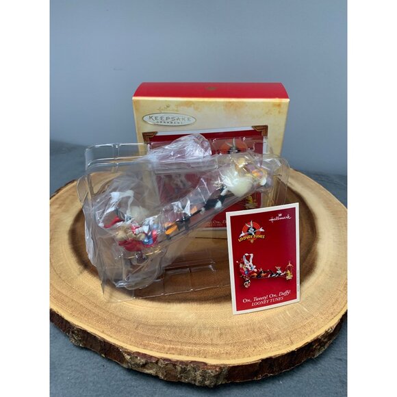 Hallmark Keepsake Ornament Looney Tunes "On Tweety! On Daffy!" 2004 Limited Edit - Picture 8 of 9